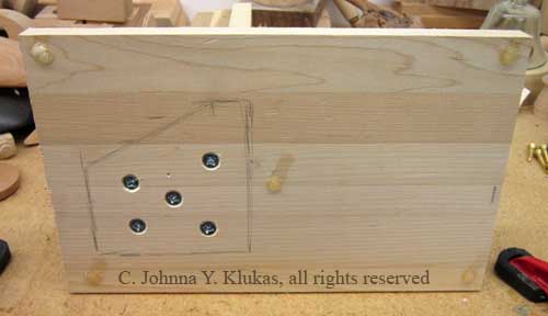 Base of the Auxiliary Headstock Jig.