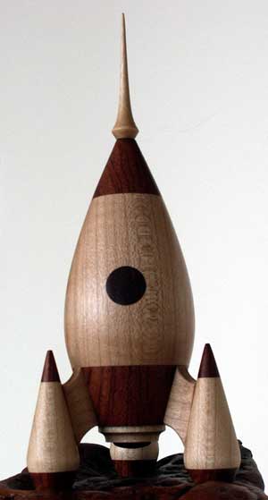 The finished rocket.