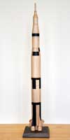 Saturn V style rocket, c. 2009 by Johnna Y. Klukas