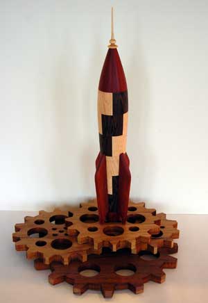 Still Life With Gears and Toy Rocket IV (2007)